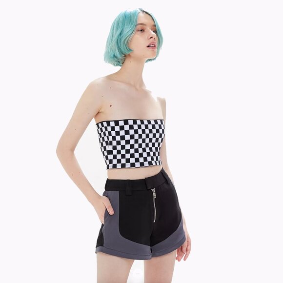 SOLD OUT I.AM. GIA FRANCES Black Gray Cargo Pants ZIP-Away Convertible Shorts S - Picture 5 of 6